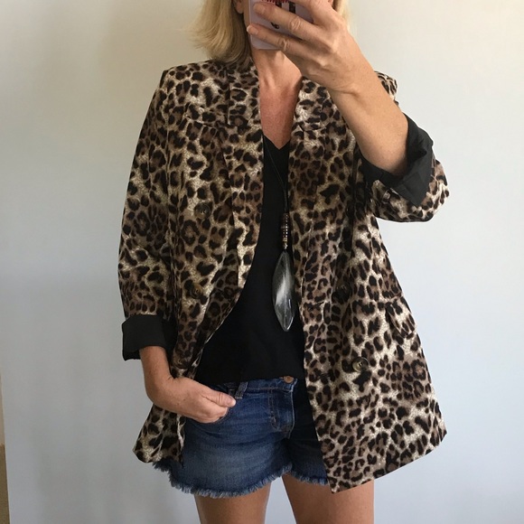 Jackets & Blazers - Leopard Print Blazer